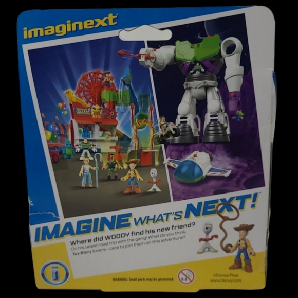 NEW - TOY STORY 4 FORKY AND WOODY IMAGINEXT - Picture 6 of 12